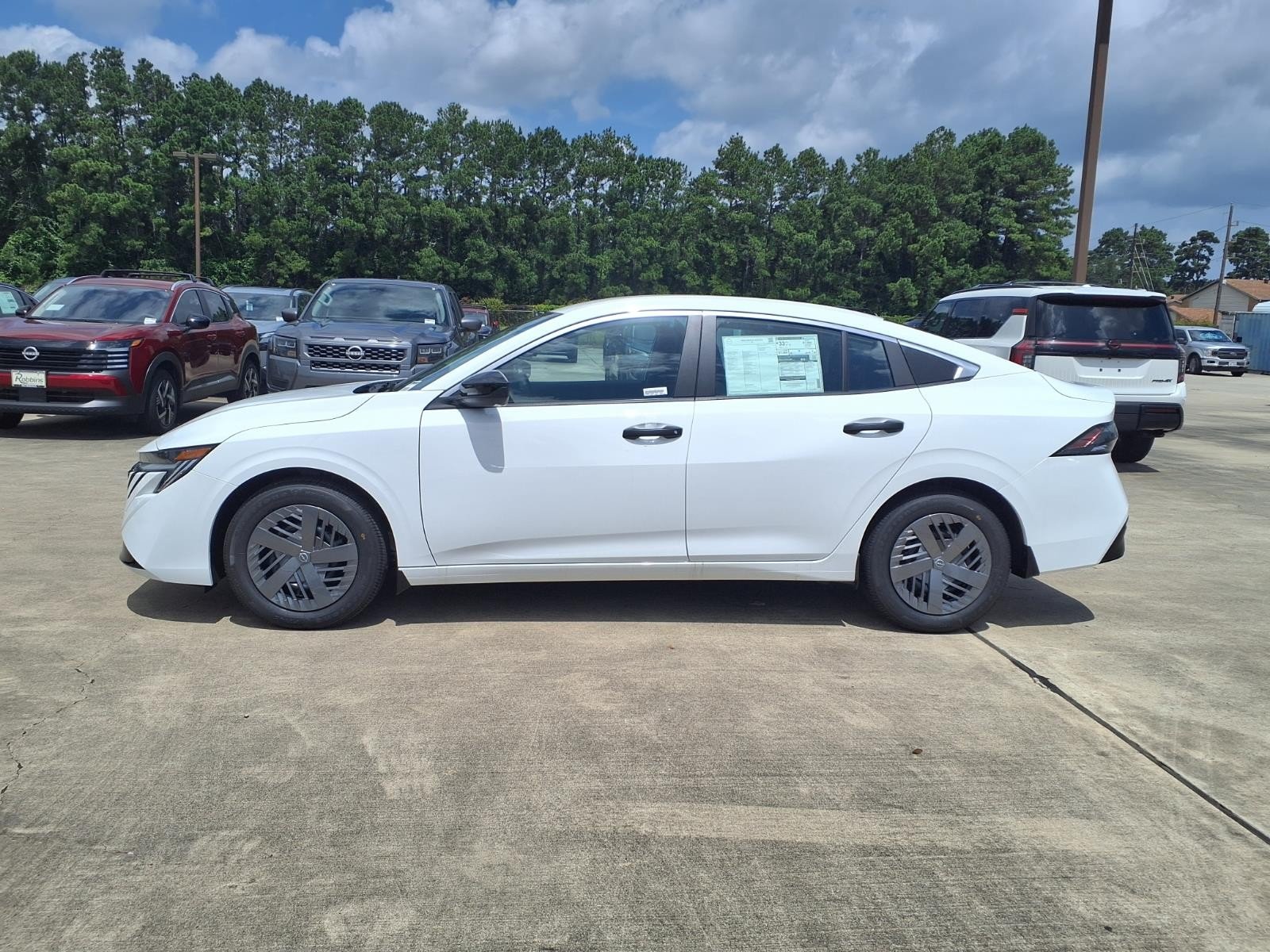 2026 Nissan Sentra S White at Robbins Nissan