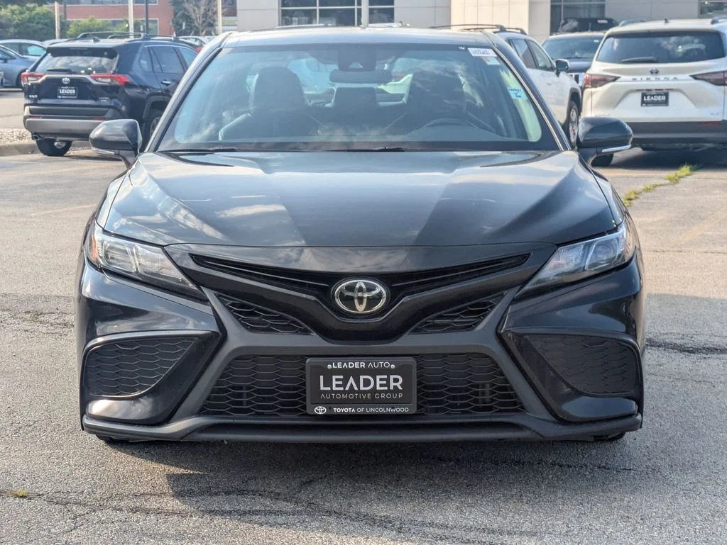 Used 2022 Black Toyota SE image 2