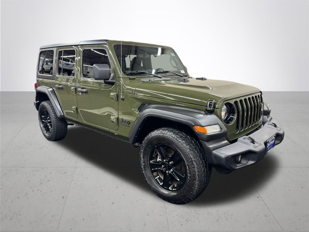 Used 2022 Green Jeep Unlimited Sport Altitude image 10