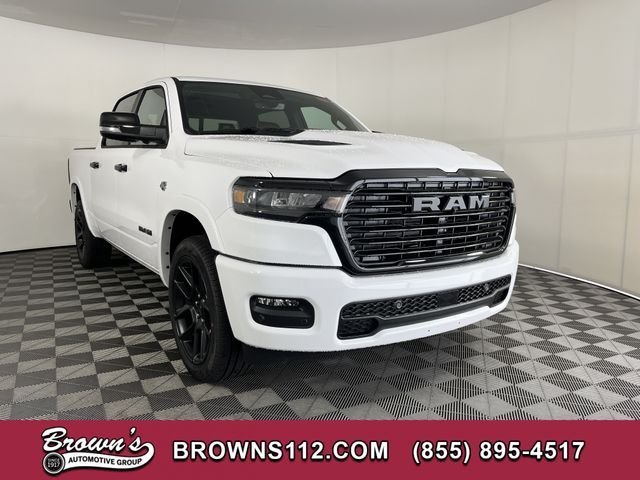 New 2026 Bright White Clear-Coat Exterior Paint RAM Laramie image 1