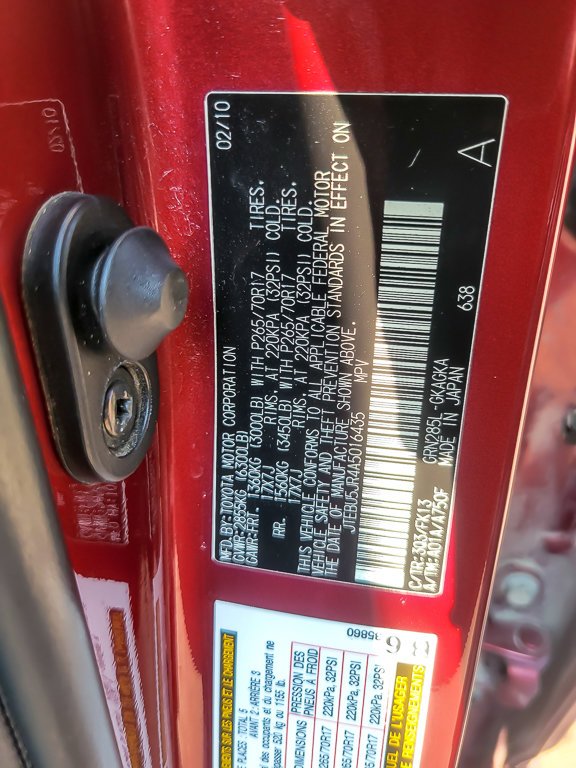 Used 2010 Red Toyota SR5 image 23