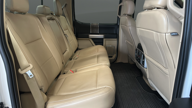 Used 2019 White Platinum Clearcoat Metallic Ford Lariat image 24