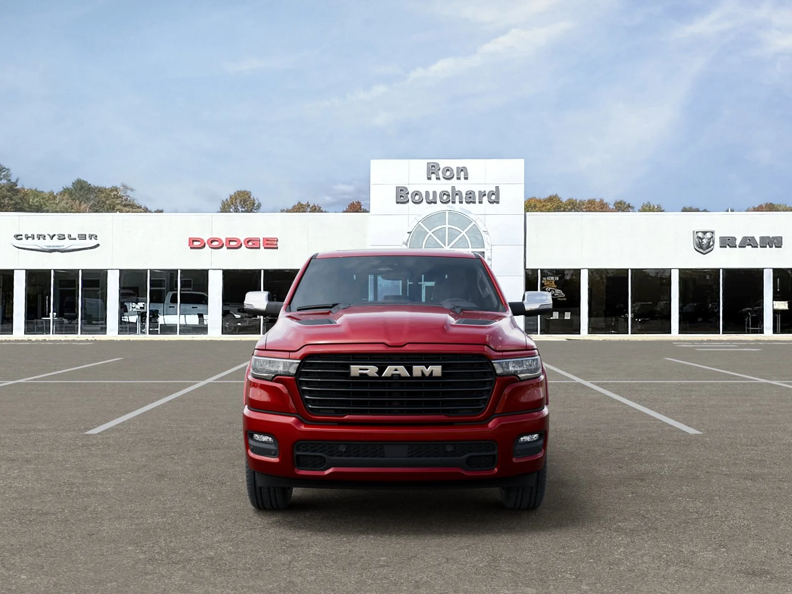 New 2026 Molten Red Pearl-Coat Exterior Paint RAM Laramie image 6