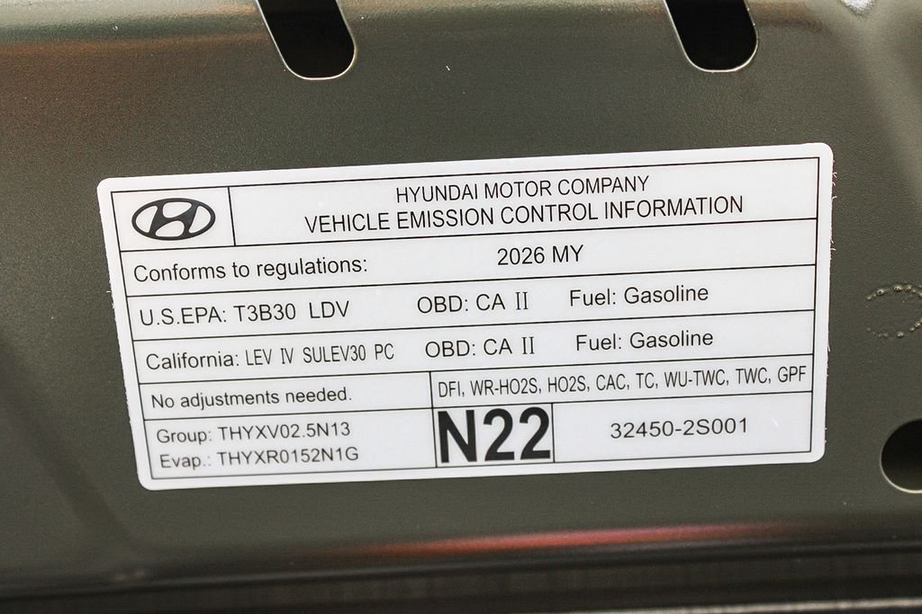 New 2026 Green Hyundai SEL Premium image 28