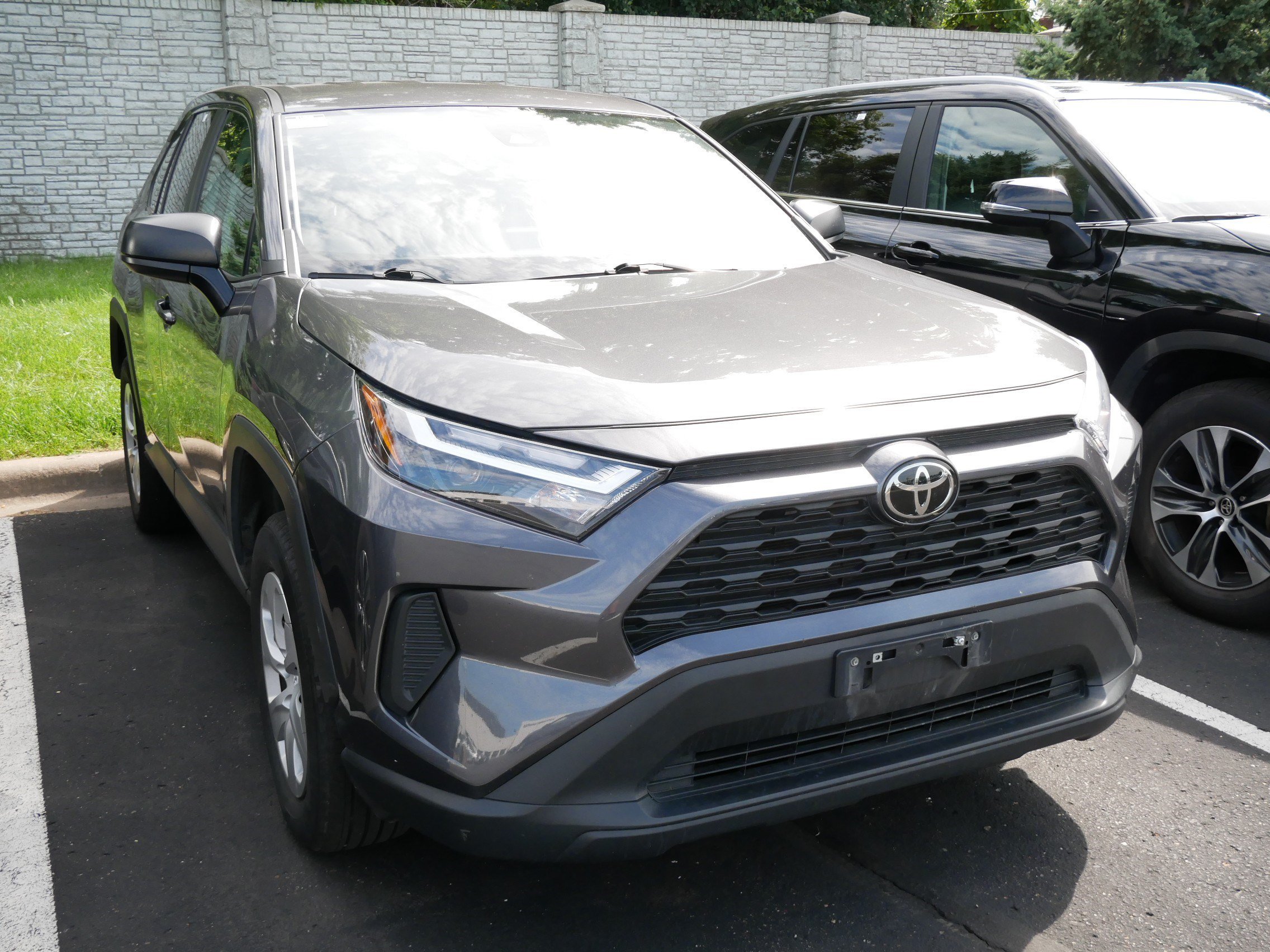 Certified Used 2025 Magnetic Gray Metallic Toyota LE image 3