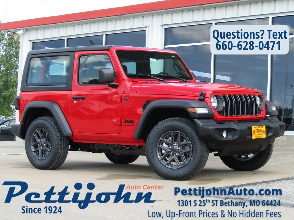 New 2026 Firecracker Red Clearcoat Jeep Sport image 1