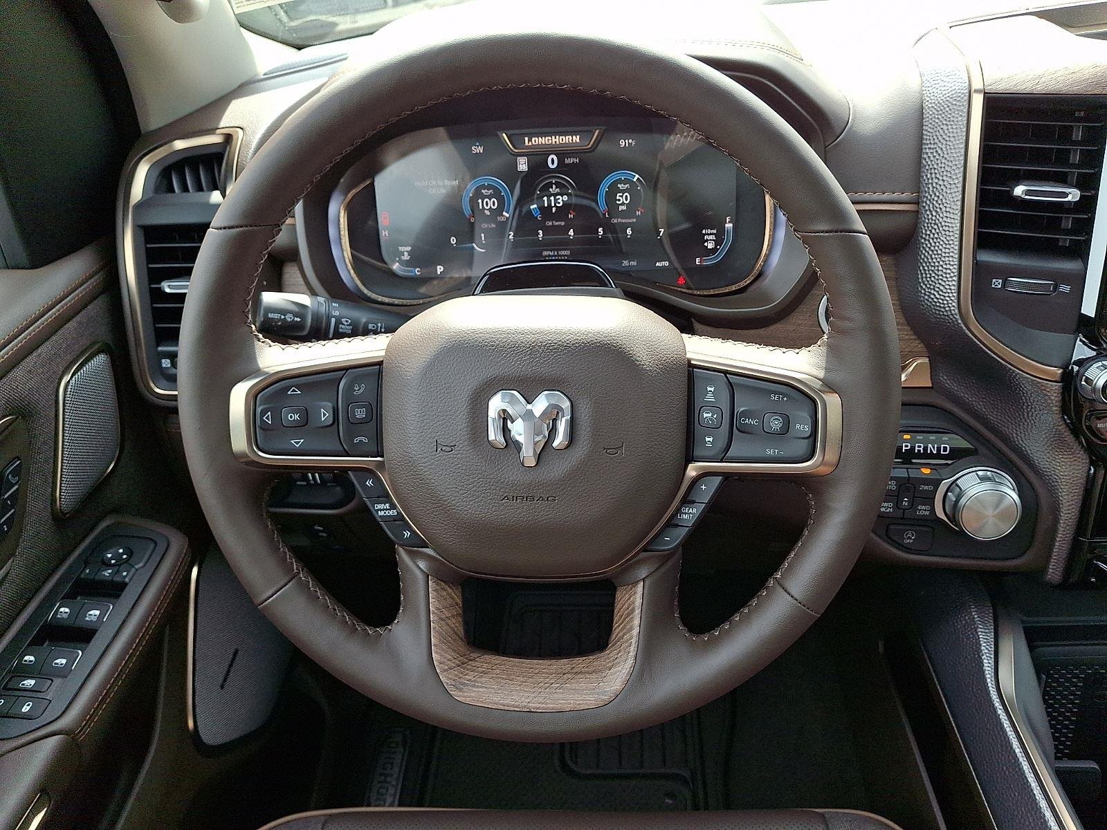 New 2026 Forged Blue Metallic Exterior Paint RAM Longhorn image 16