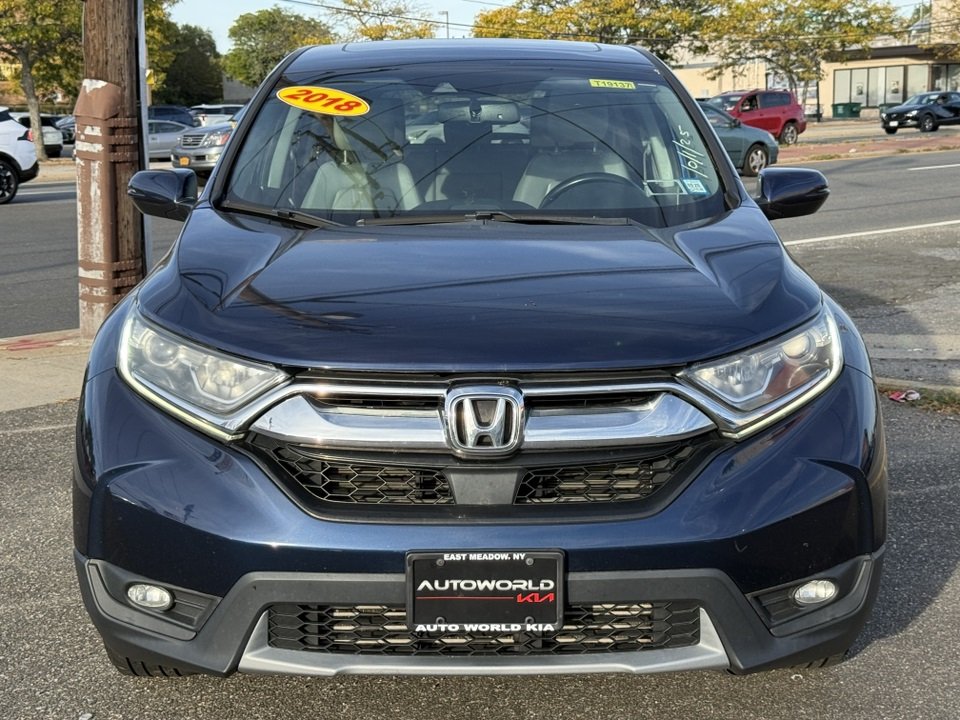Used 2018 Honda CR-V EX-L with VIN 2HKRW2H84JH671493 for sale in East Meadow, NY