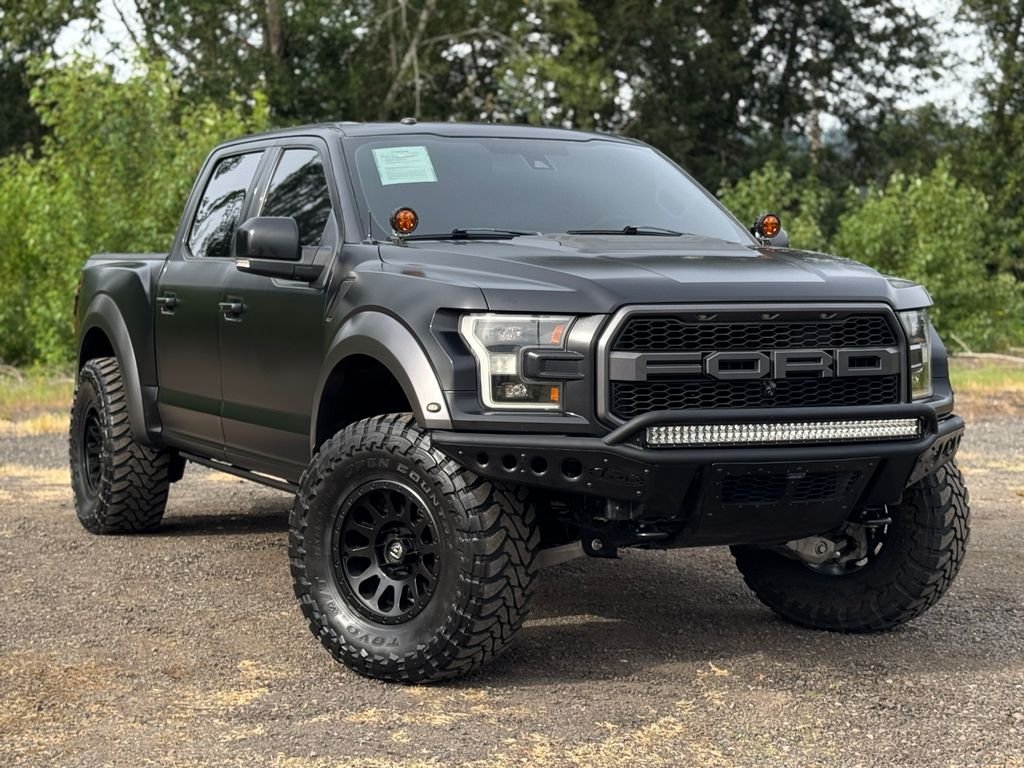 Used 2017 Shadow Black Ford Raptor image 50