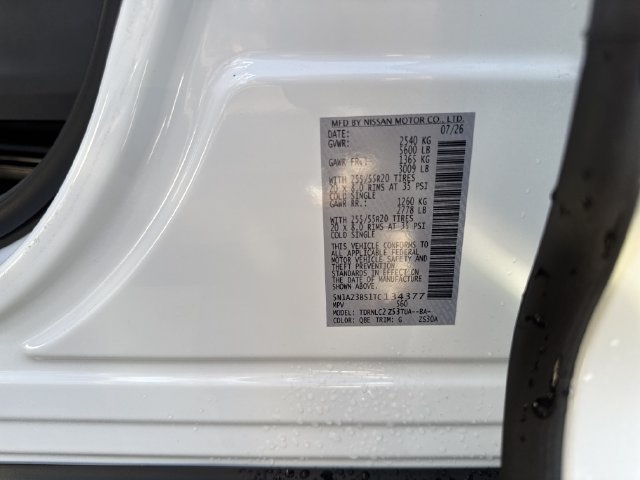 New 2026 White Nissan SV image 24