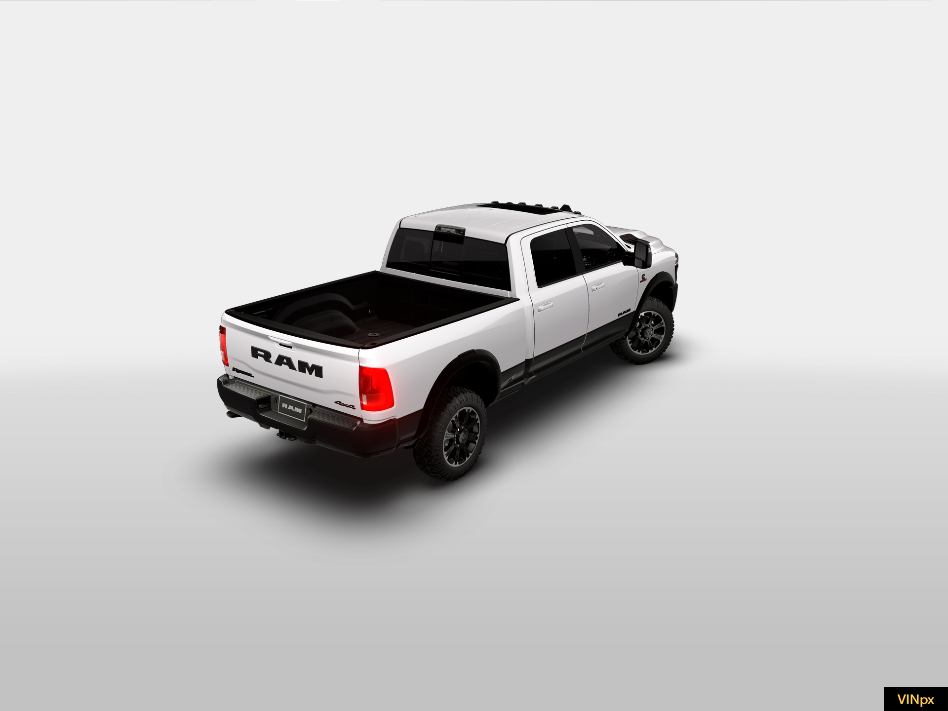 New 2026 Bright White Clear-Coat Exterior Paint RAM REBEL image 4