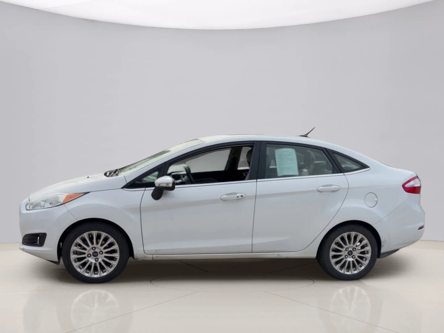 Used 2014 White Ford TITANIUM image 2