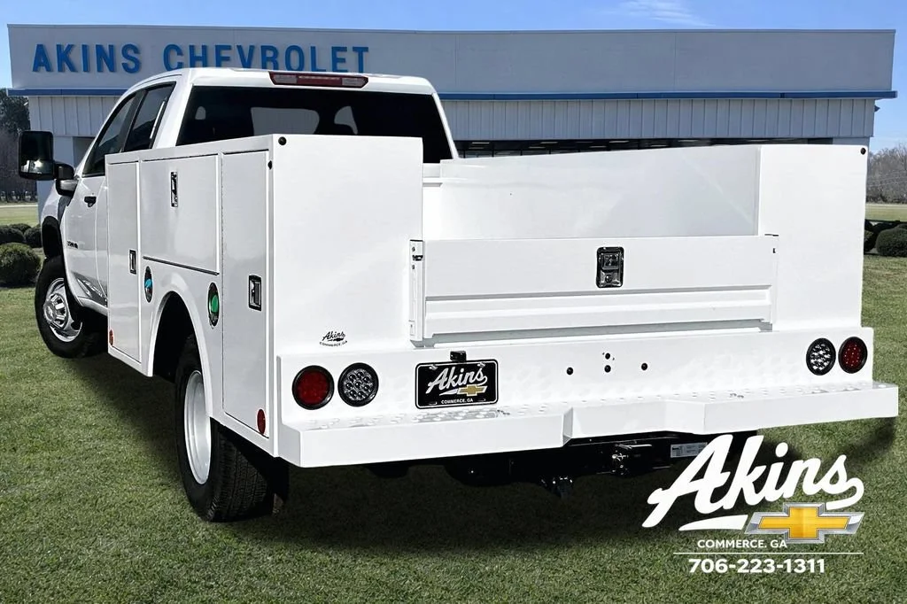 New 2026 Summit White Chevrolet Work Truck image 3