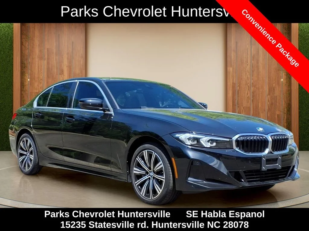 Used 2025 Black BMW 330i xDrive image 1