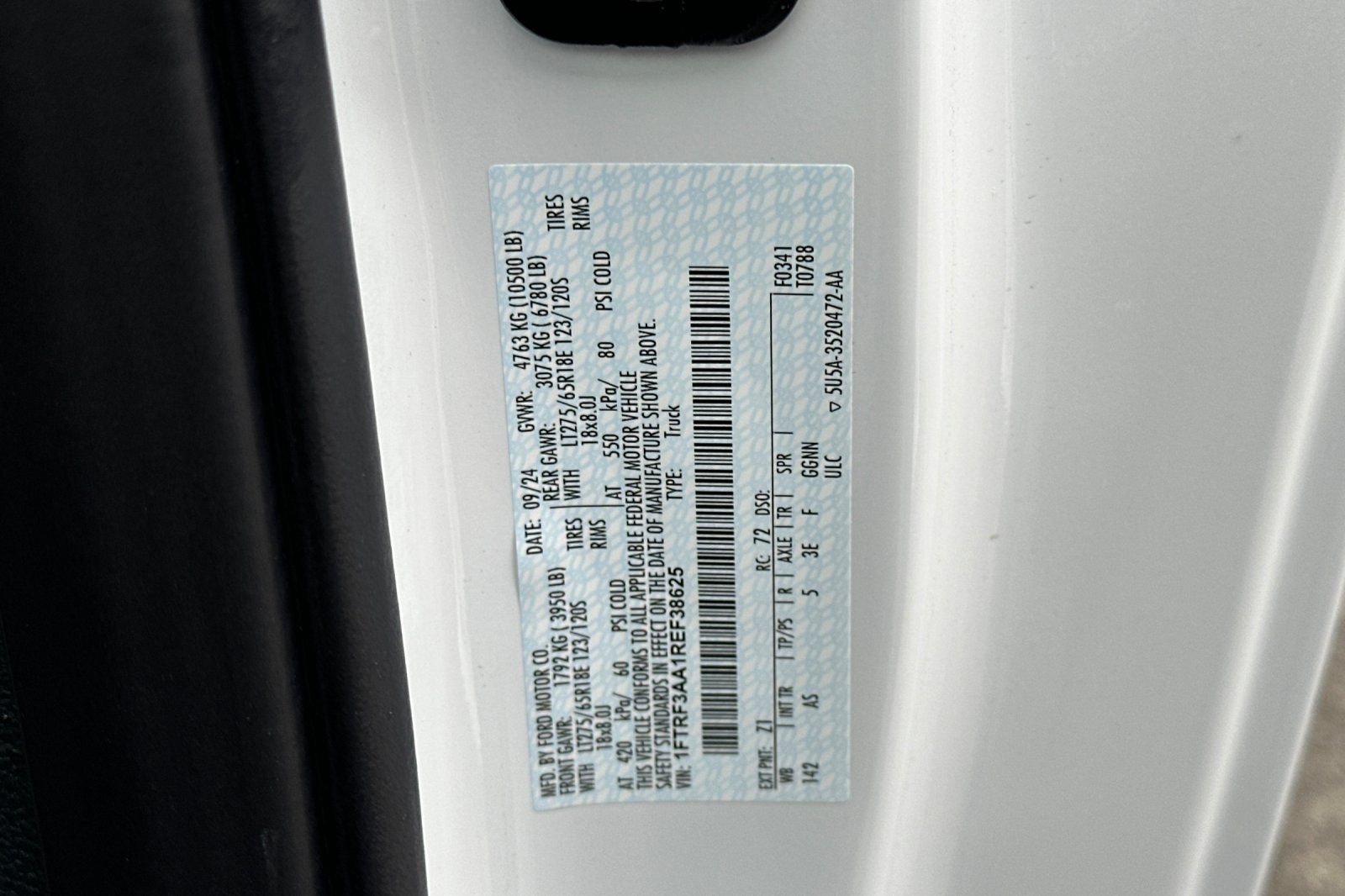 New 2024 White Ford XL image 27