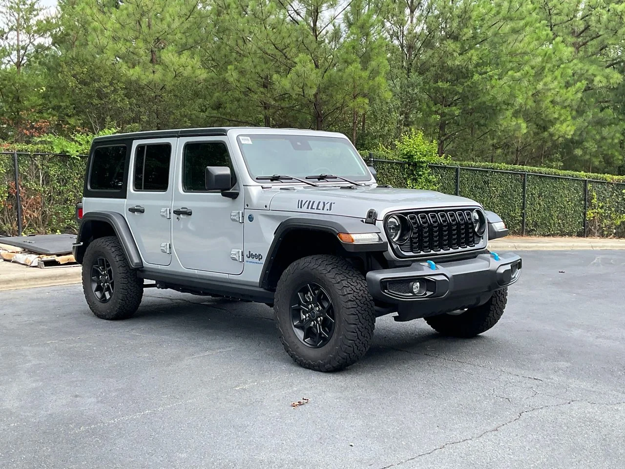 Used 2024 Silver Jeep Willys 4xe image 1