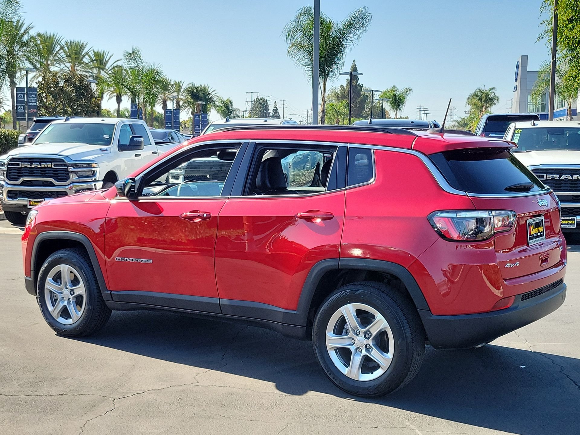 Certified Used 2024 Red Jeep Latitude image 2