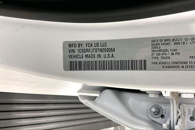 New 2026 Bright White Clear-Coat Exterior Paint RAM Laramie image 6