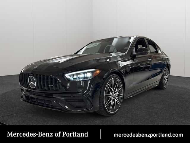 Certified Used 2026 Black Mercedes-Benz AMG® C 43 image 1