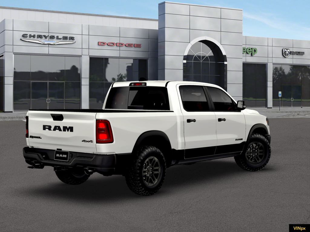 New 2026 Bright White Clear-Coat Exterior Paint RAM Rebel image 6