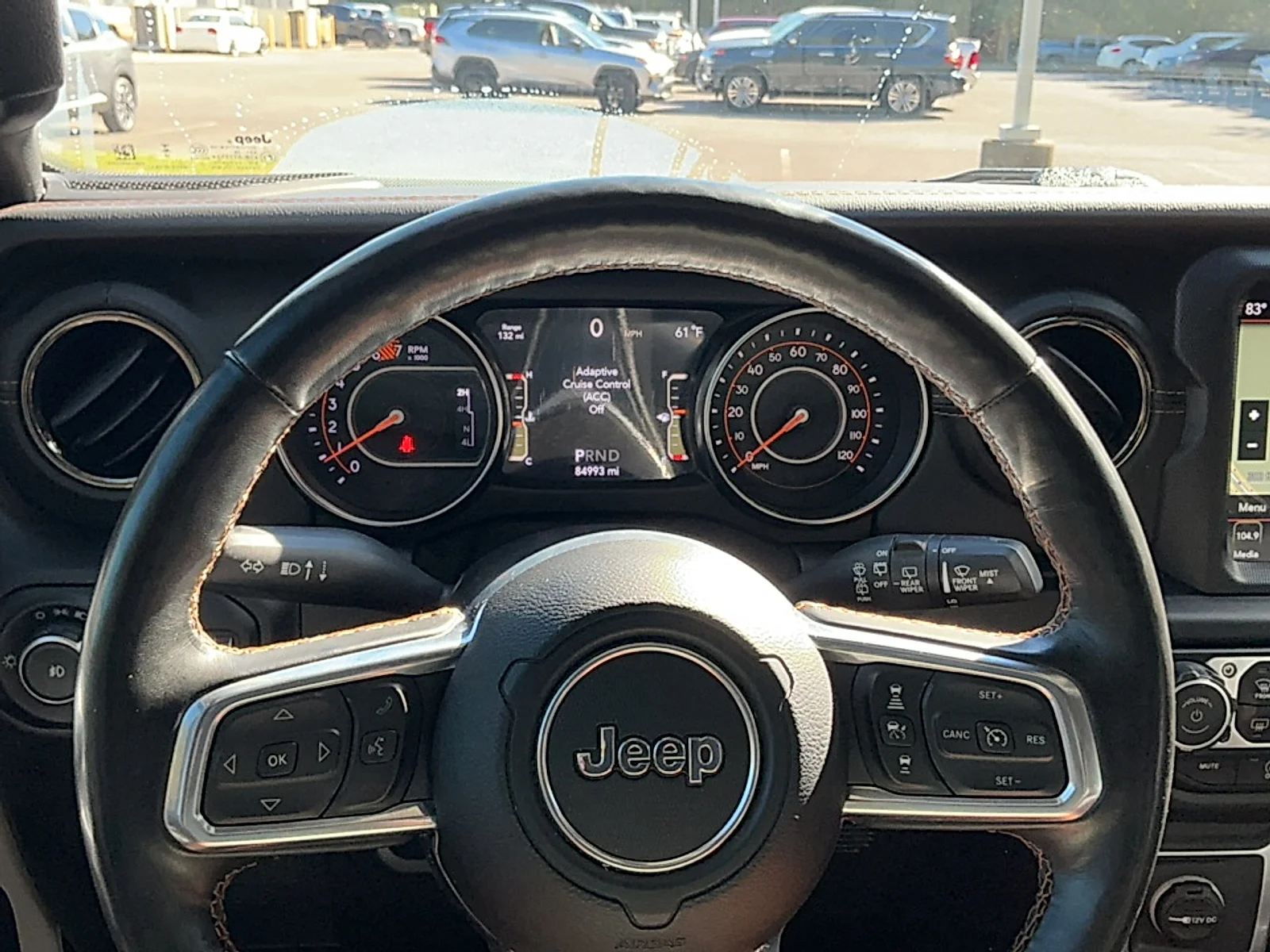 Used 2021 Bright White Clearcoat Jeep High Altitude 4x4 image 11