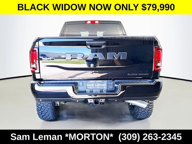 New 2025 Diamond Black Crystal Pearl-Coat Exterior Paint Ram Big Horn image 6