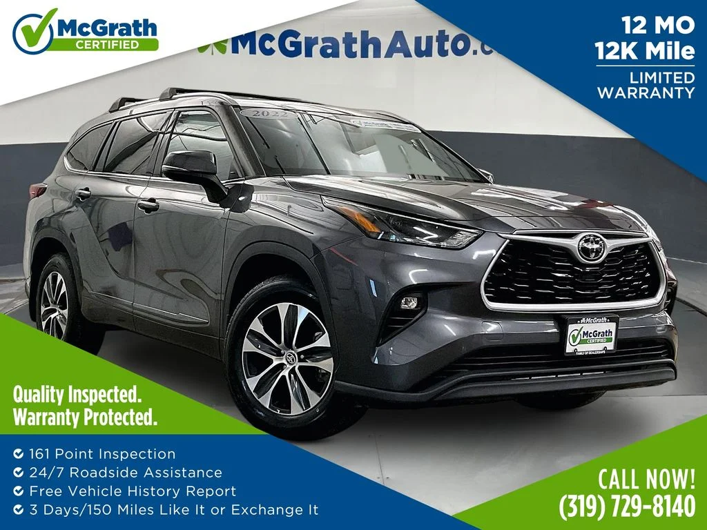 Used 2022 Gray Toyota XLE image 1