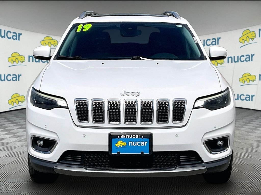 Used 2019 Bright White Clearcoat Jeep Limited image 2
