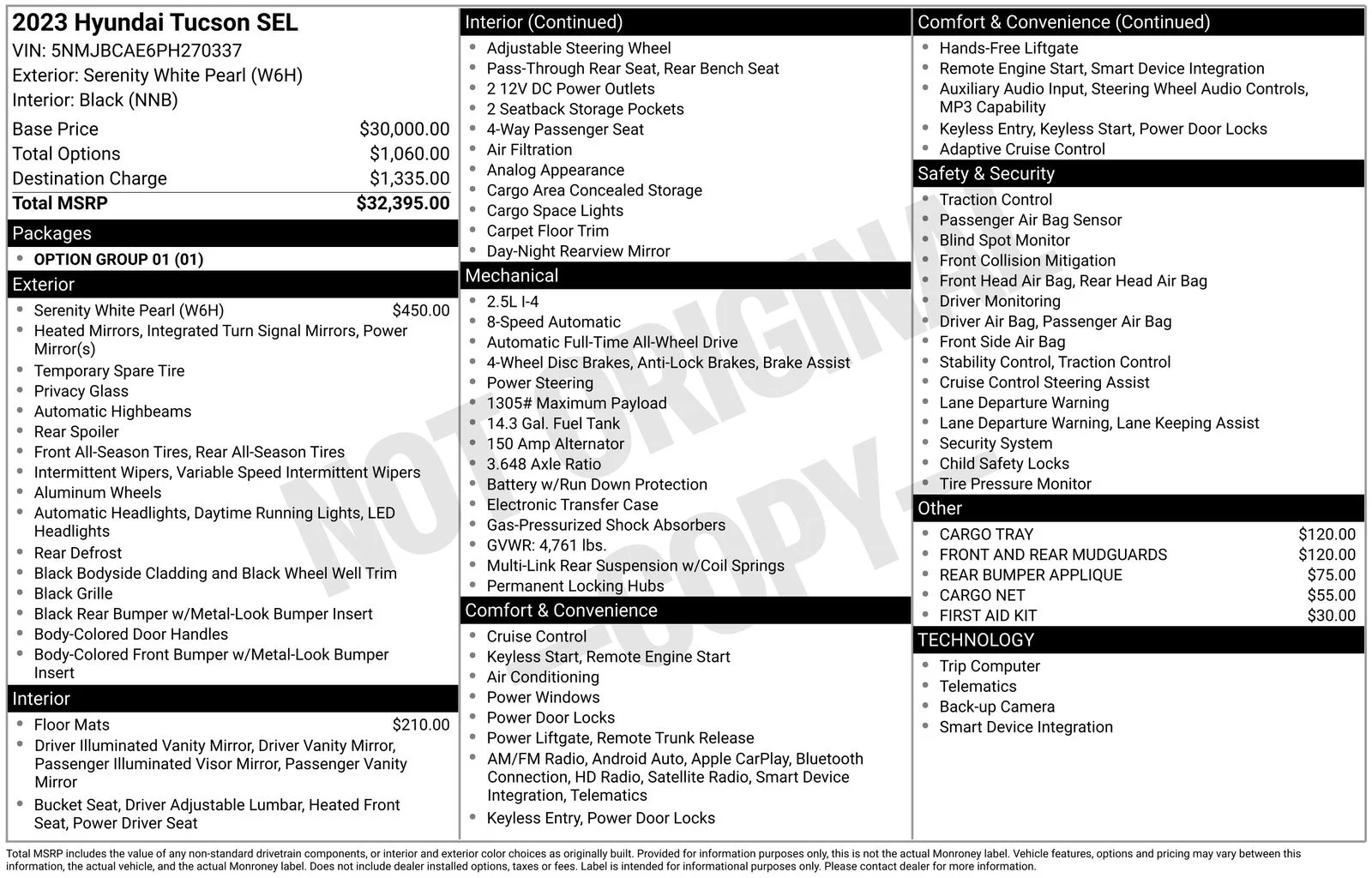 2023 Hyundai Tucson SEL AWD's photo