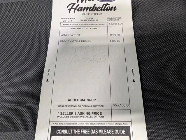 New 2026 Agate Black Metallic Ford STX® image 57