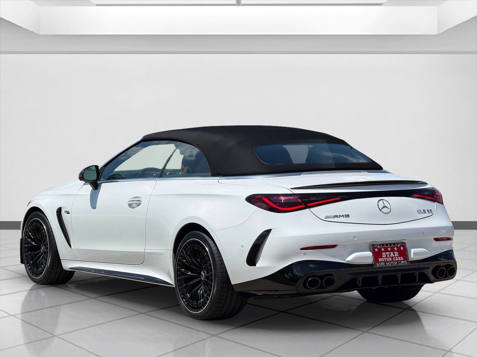 New 2026 MANUFAKTUR Moonlight White Metallic Mercedes-Benz AMG® CLE 53 4MATIC+ Cabriolet image 25