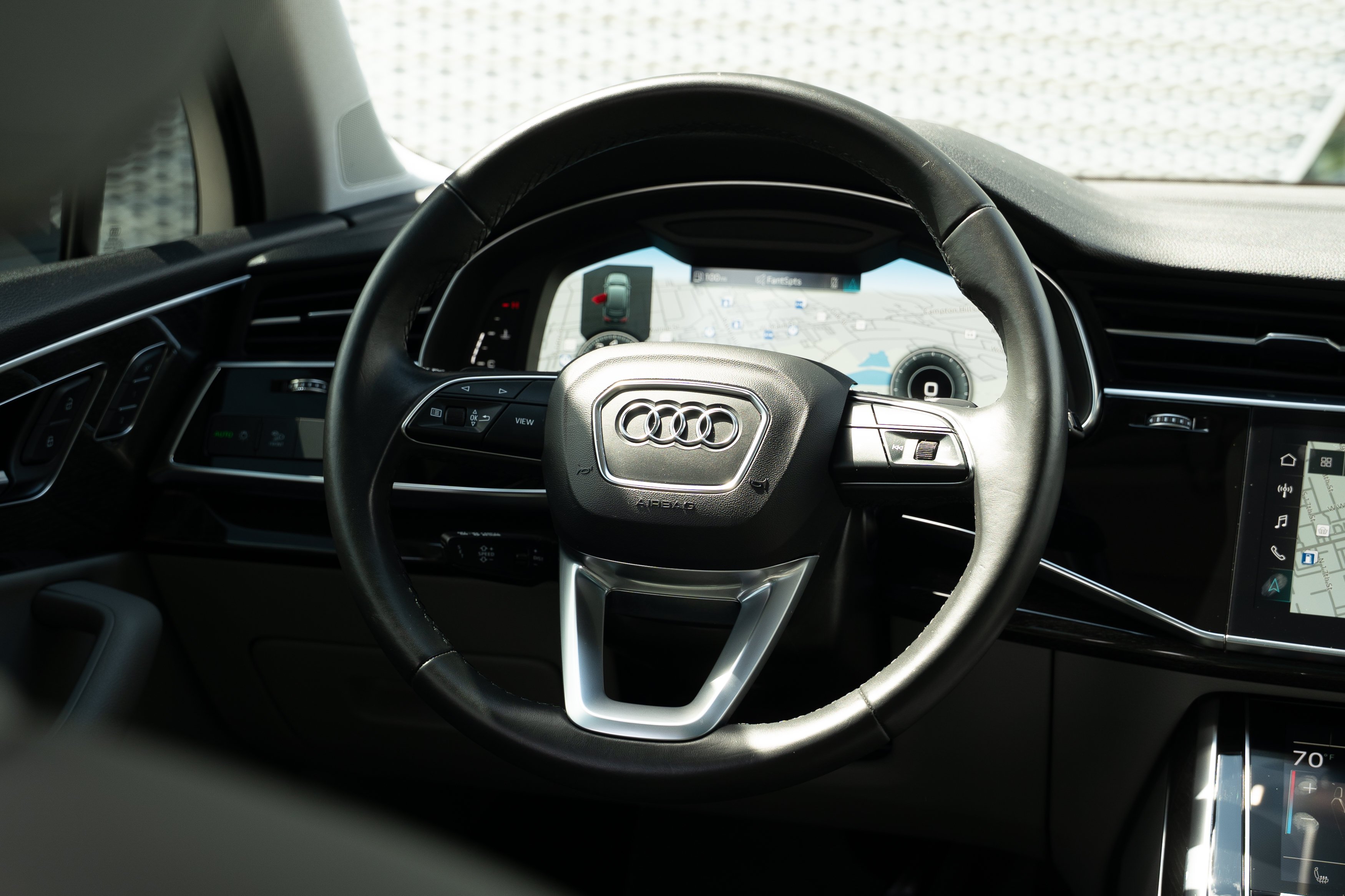 Certified Used 2022 Navarra Blue Metallic Audi Premium Plus image 9