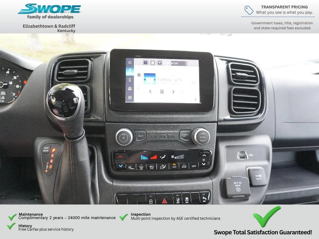 New 2025 Bright White Clearcoat RAM Tradesman image 14