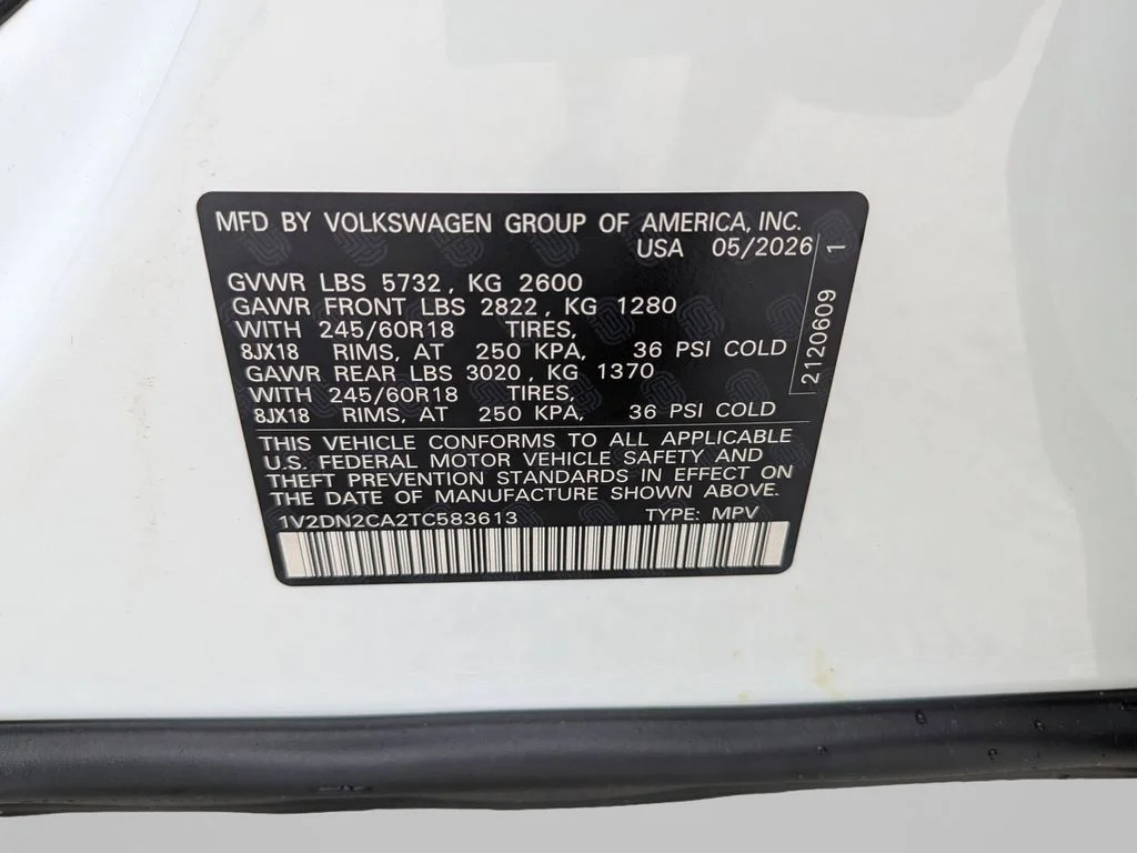 New 2026 White/off-white Volkswagen 2.0T SE image 33