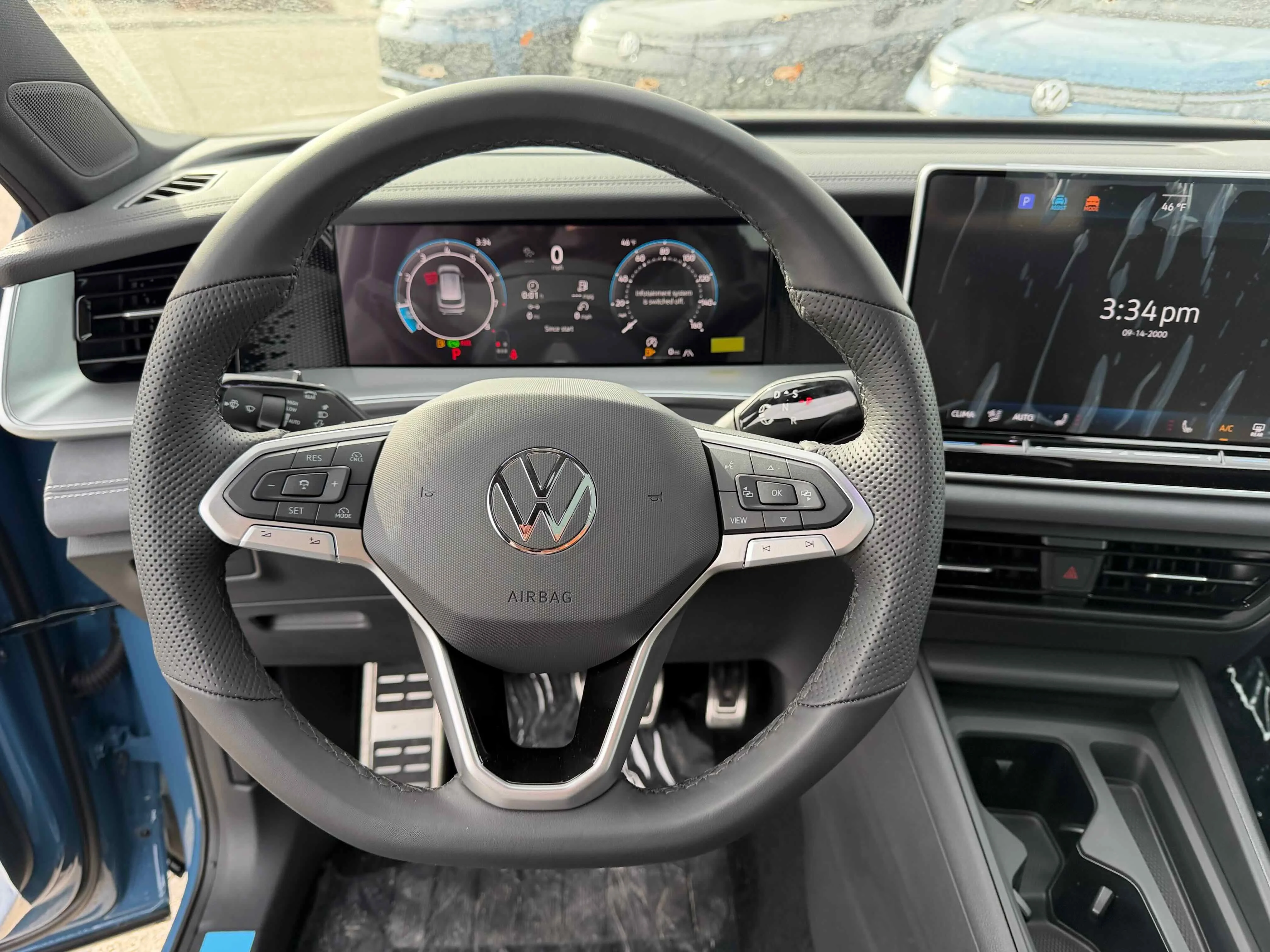 New 2026 Blue Volkswagen SE R-Line Black image 18