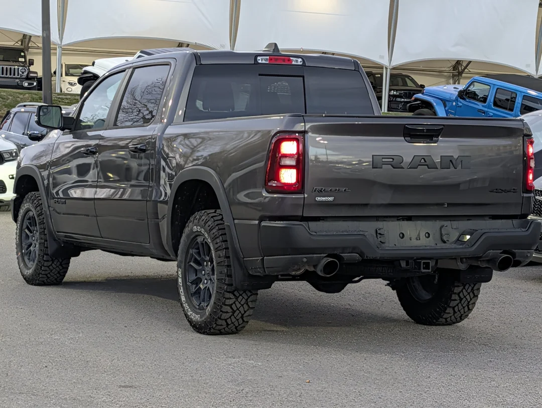 New 2026 Grey RAM Rebel - - 4x4 - Panoramic Sunroof - Surround View Camera - Ventilated Seats & More! image 6
