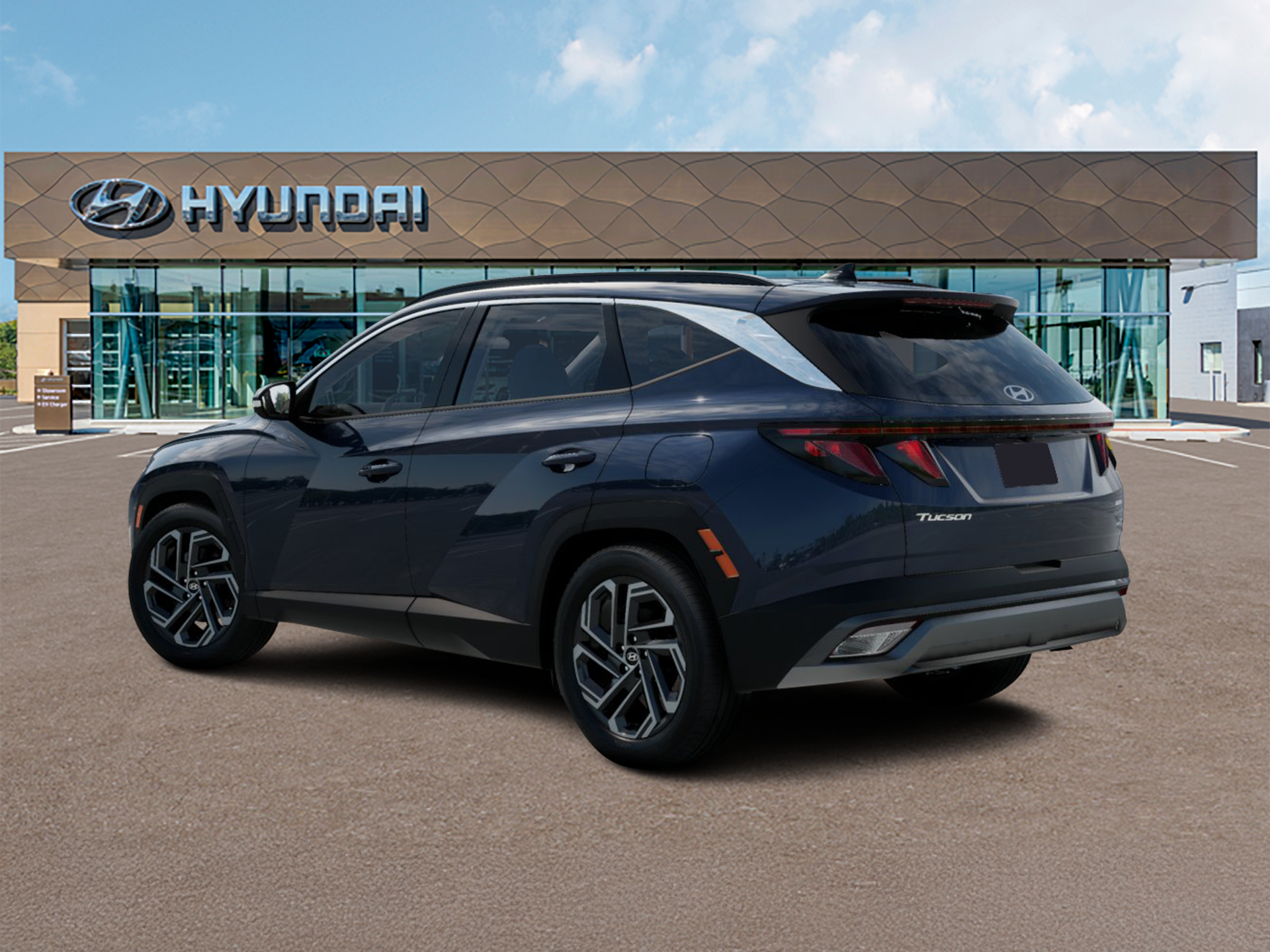 New 2026 Blue Hyundai SEL Plus AWD image 4