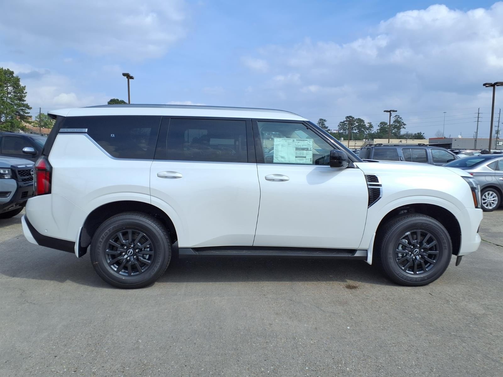 2026 Nissan Armada SV White at Sterling McCall Nissan