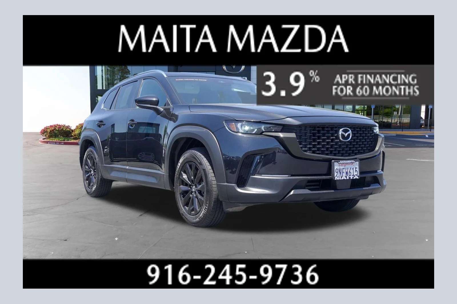 Certified Used 2025 Jet Black Mica Mazda 2.5 S Preferred Package image 1