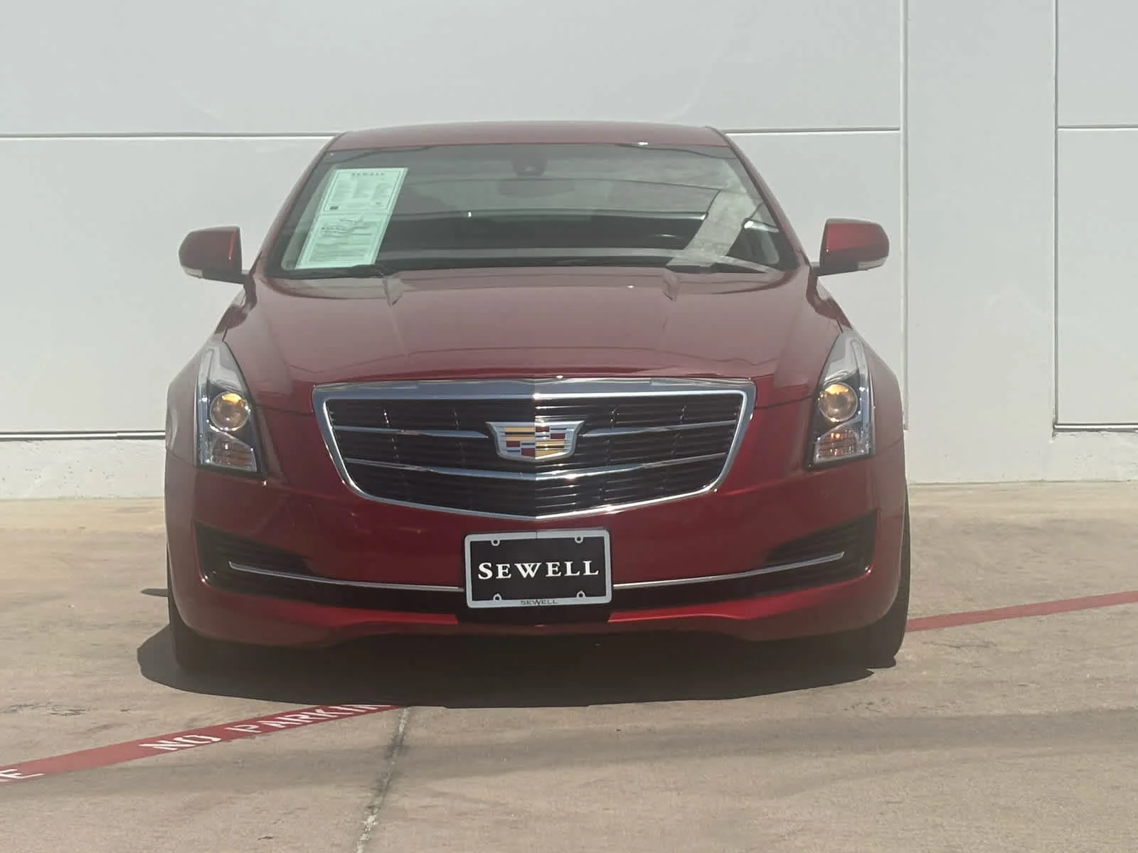 Used 2018 RED OBSESSION TINTCOAT Cadillac Luxury RWD image 2