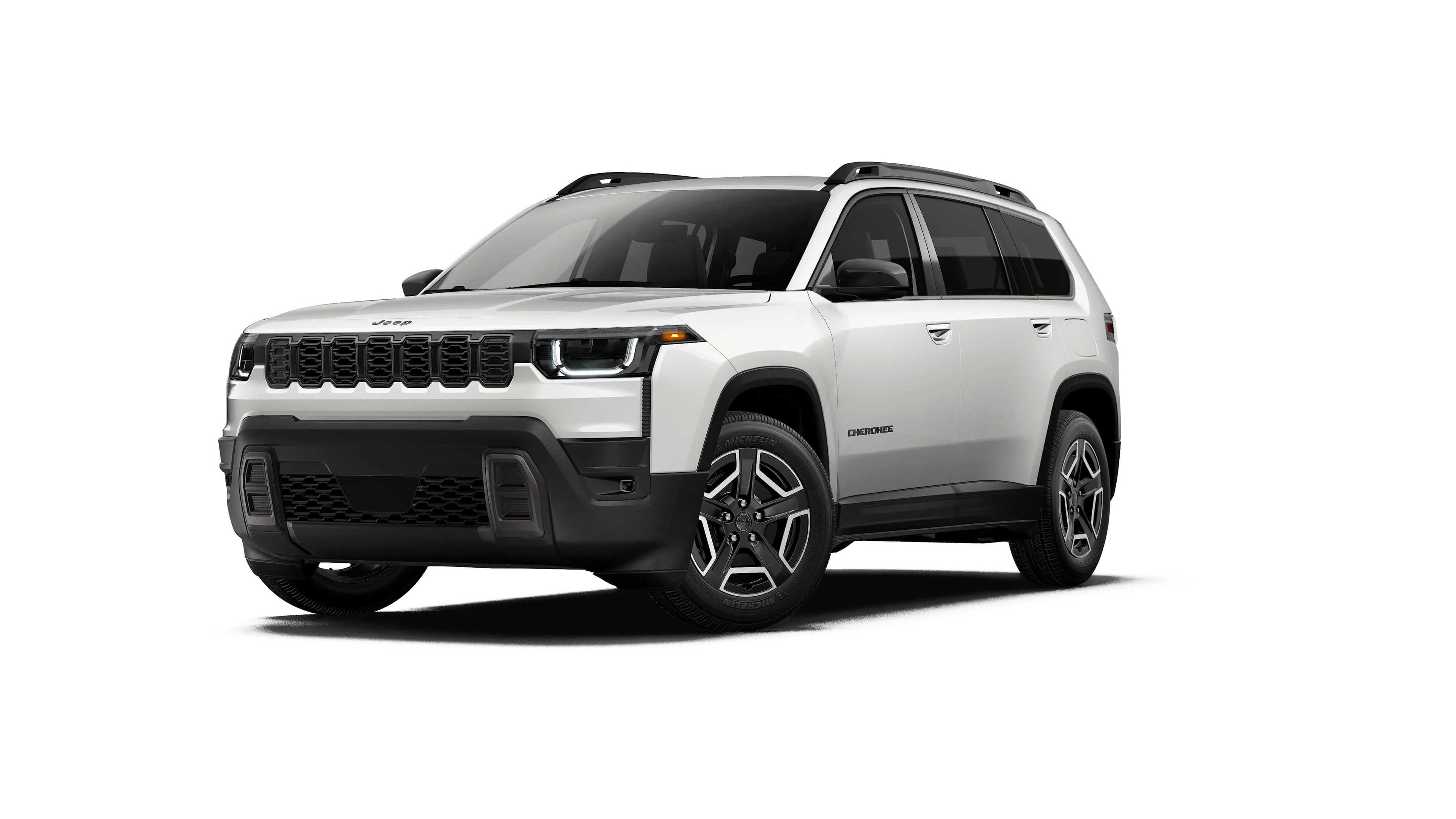 New 2027 Bright White Clear-Coat Paint Jeep Limited image 1