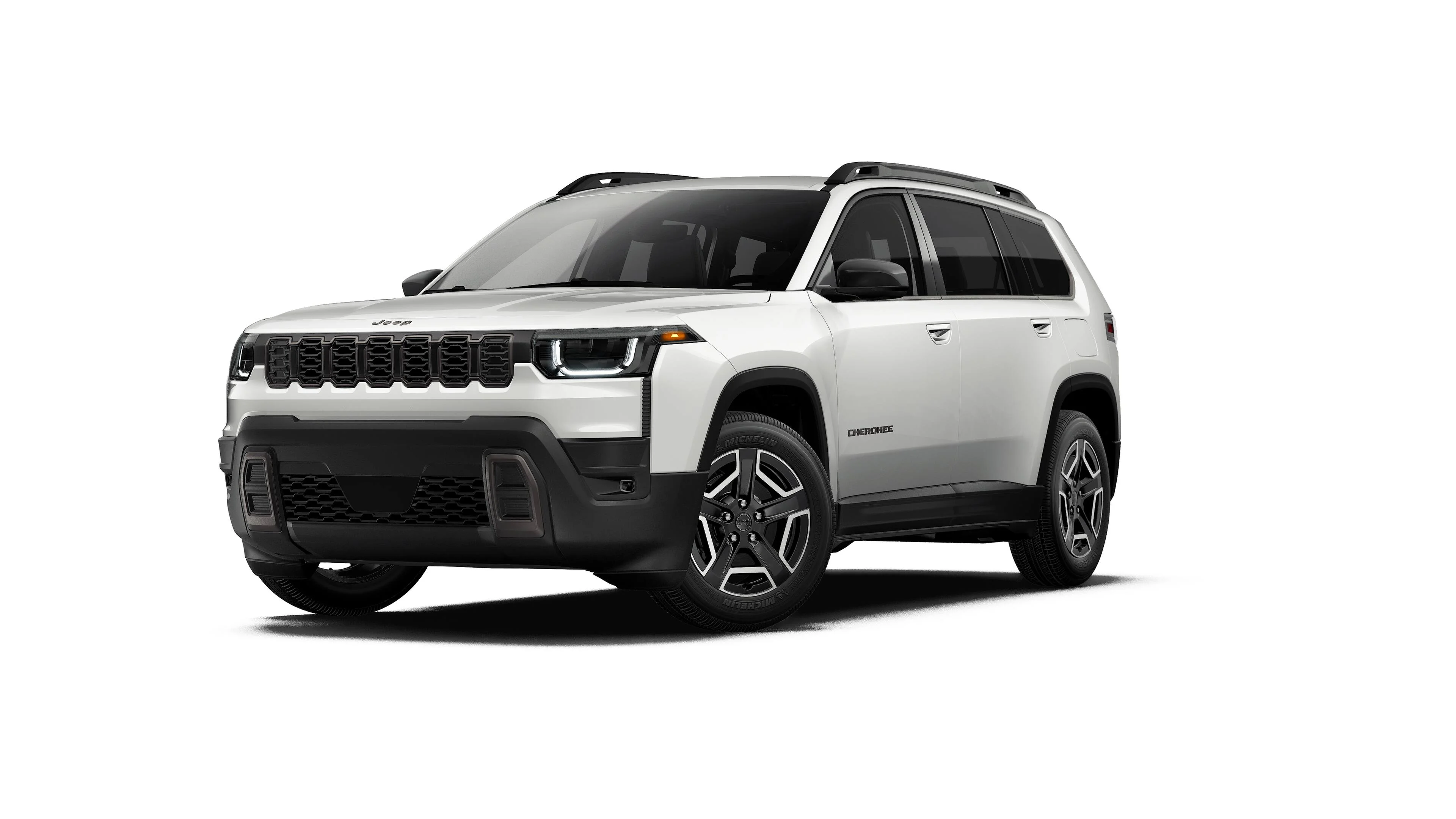New 2027 Bright White Clear-Coat Paint Jeep Limited image 1