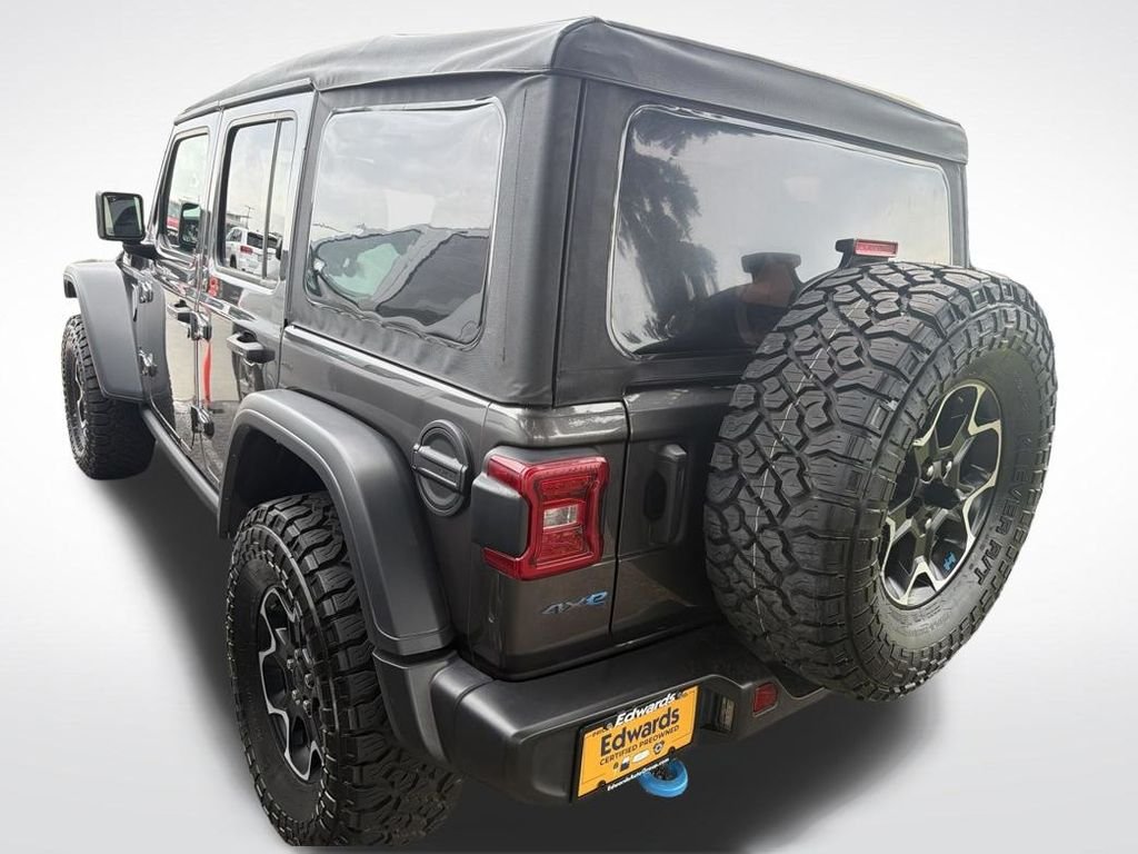 Used 2023 Gray Jeep Rubicon 4xe image 4