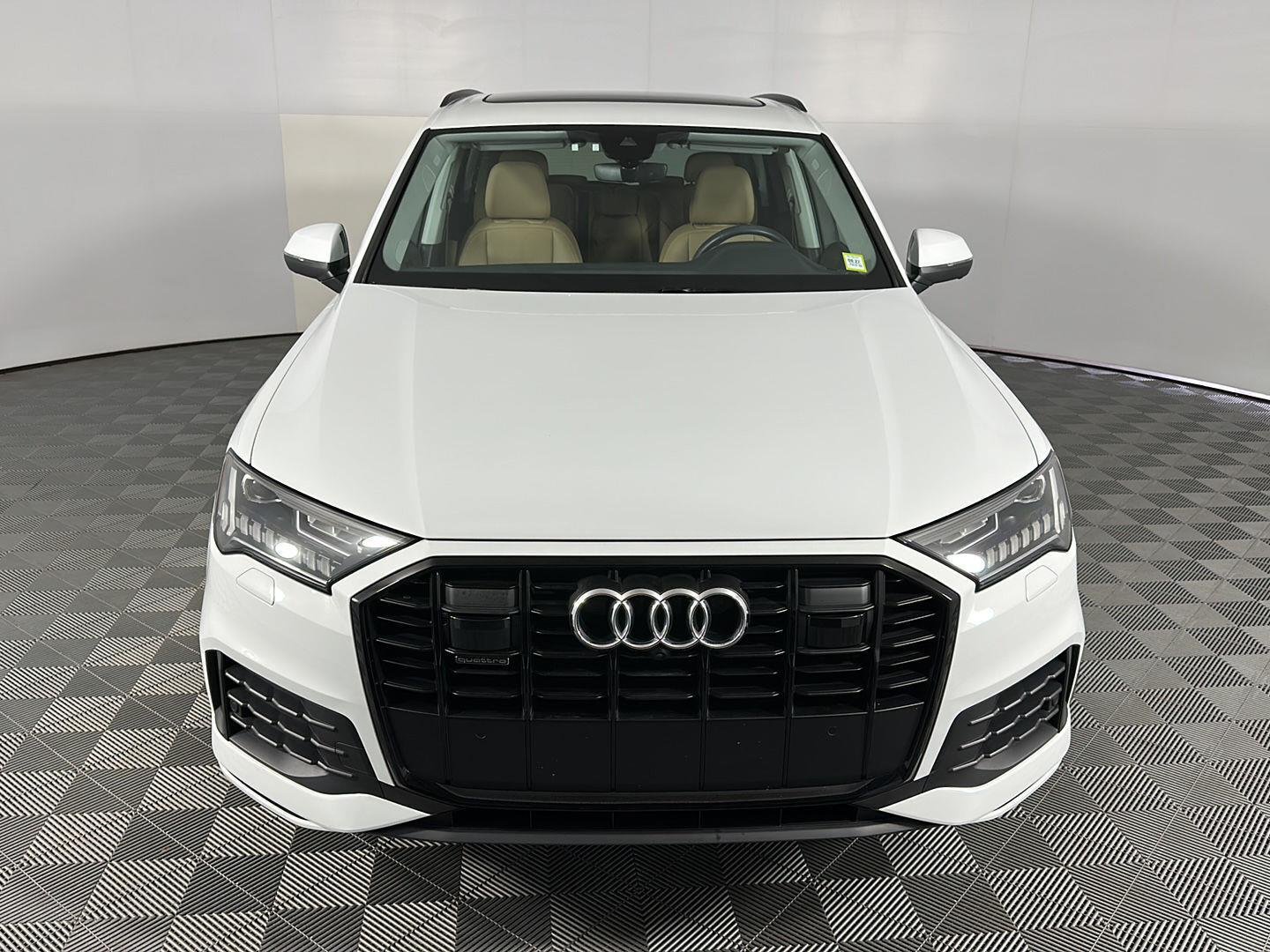 Used 2023 Glacier White Metallic Audi Premium Plus image 2