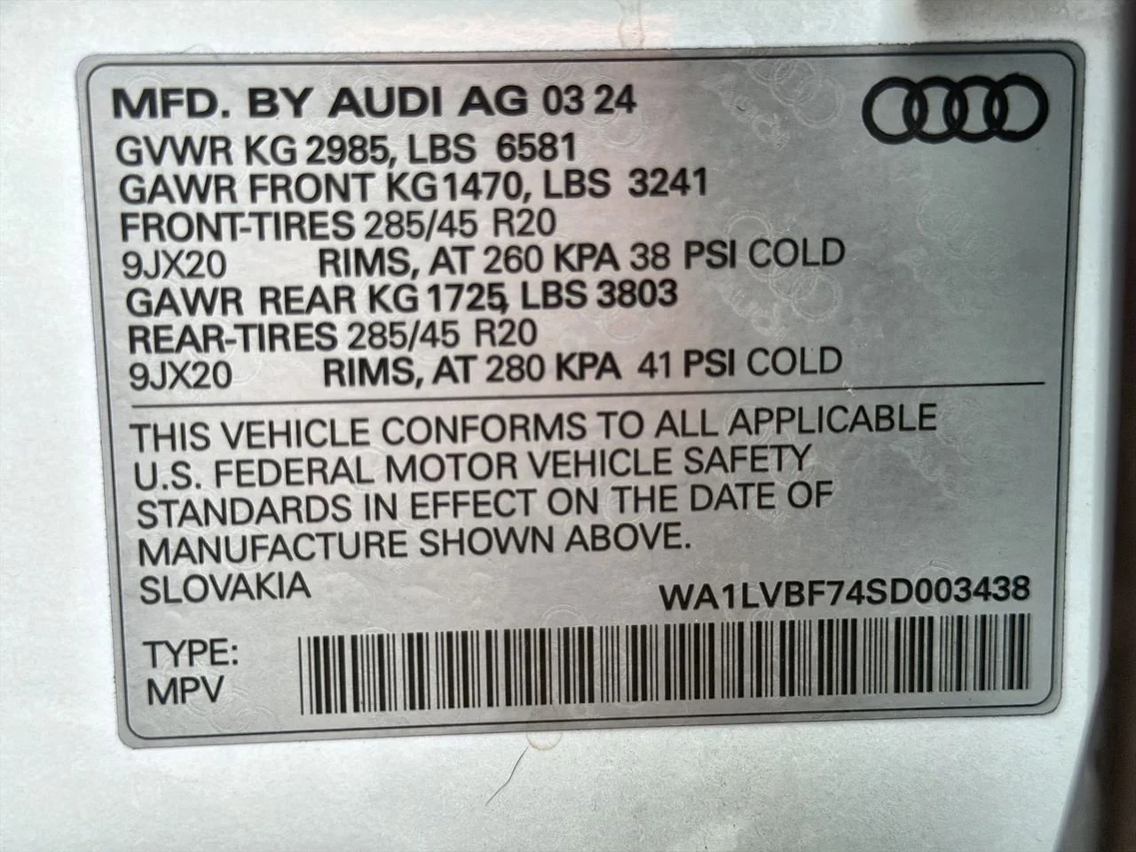 Used 2025 White Audi Premium Plus 55 TFSI quattro Tiptronic image 29