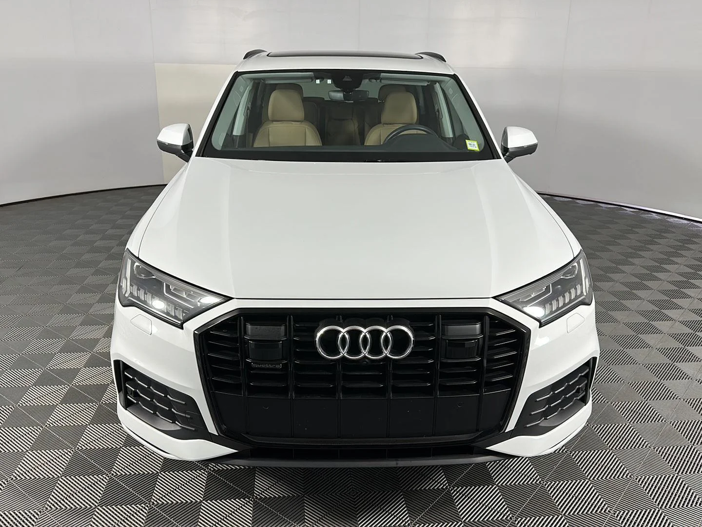 Used 2023 Glacier White Metallic Audi Premium Plus image 2