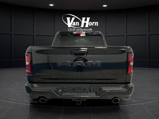 New 2026 Diamond Black Crystal Pearl-Coat Exterior Paint RAM Laramie image 6