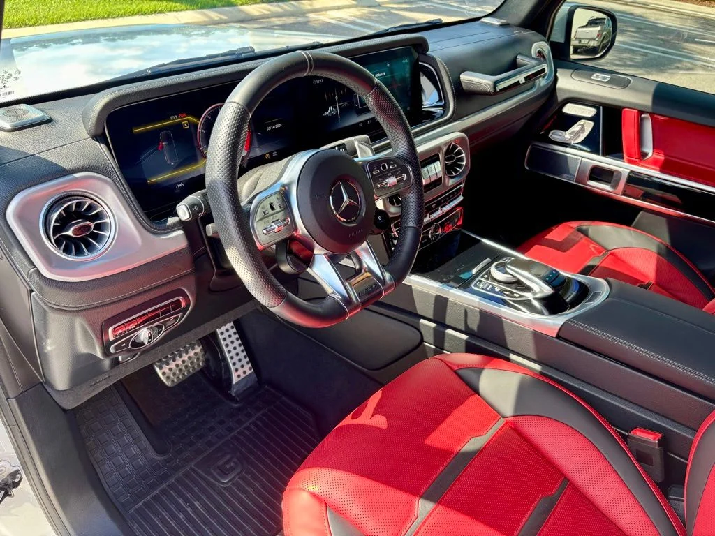 Used 2021 designo Moonlight White Metallic Mercedes-Benz G 63 AMG® image 18