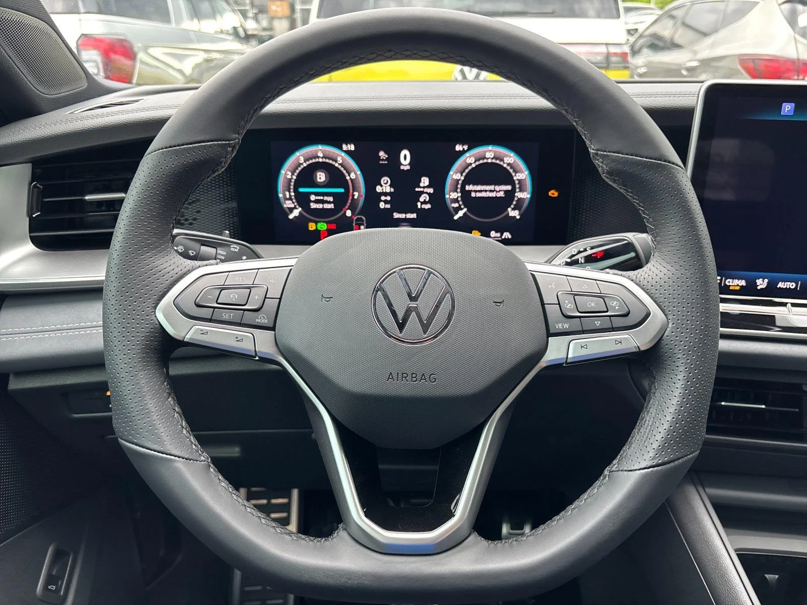 New 2026 opal white with deep black roof Volkswagen SE R-Line Black image 18