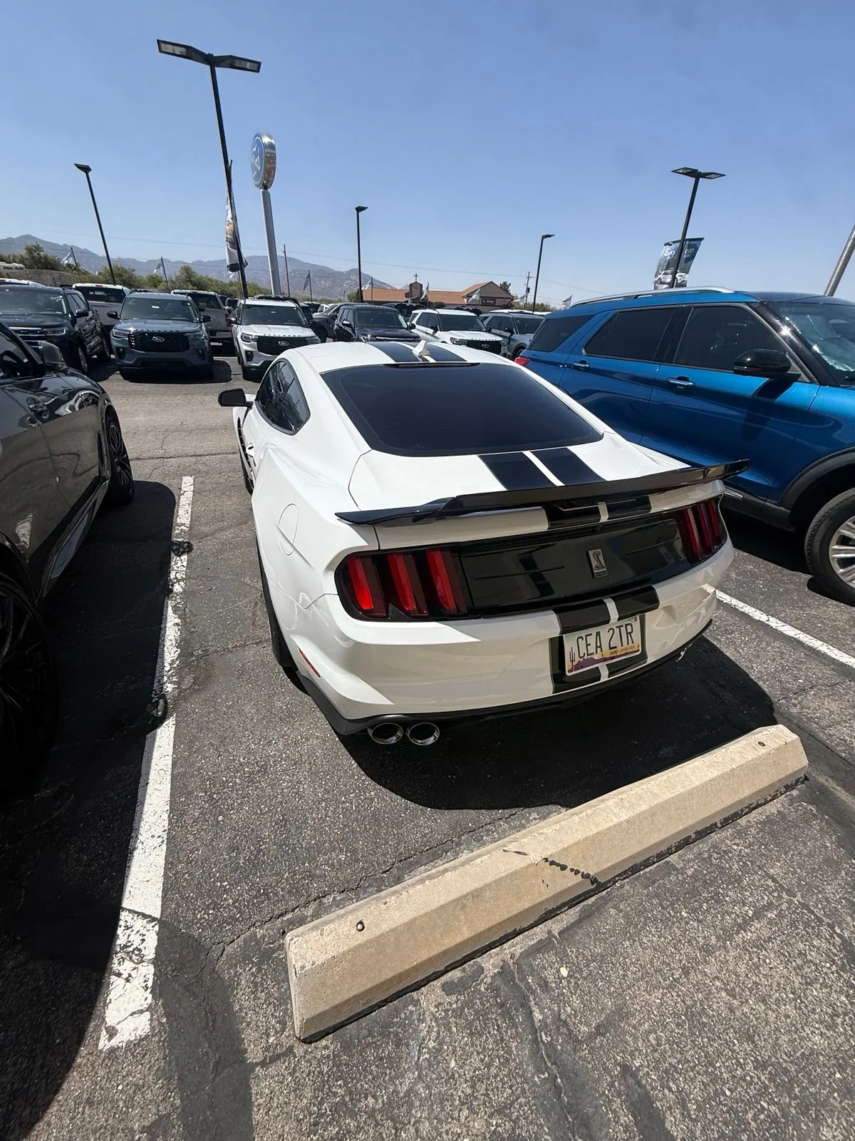 Used 2020 White Ford Shelby GT350 image 7